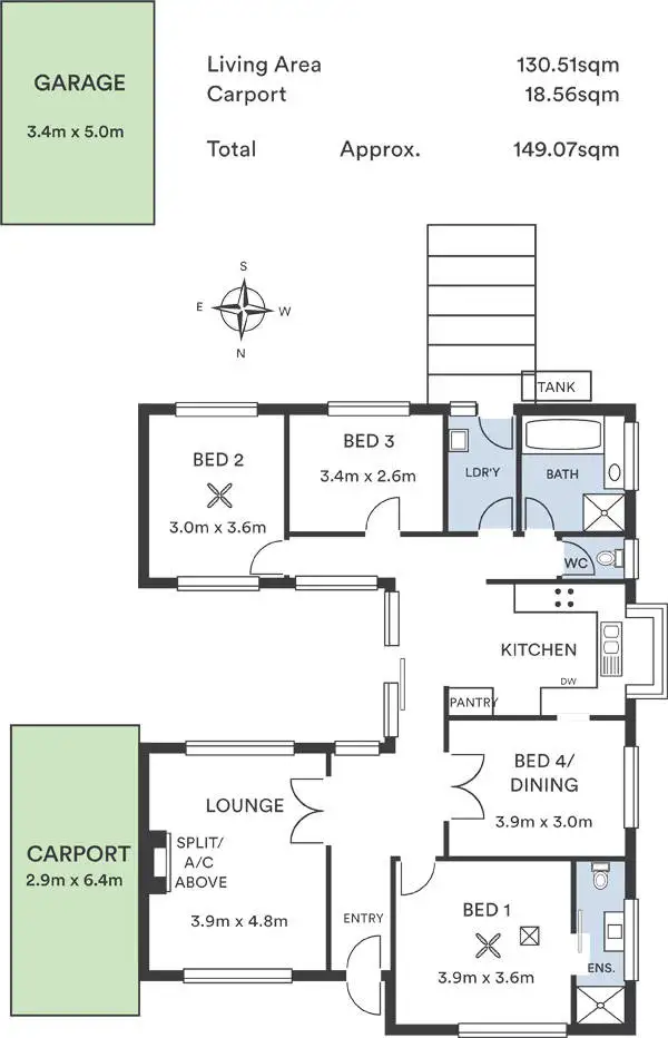 Floorplan of Homely house listing, 9 Appelbee Crescent, Norwood SA 5067