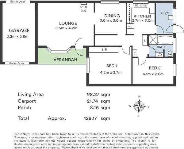 Floorplan of Homely unit listing, 5/72 Wattle Street, Fullarton SA 5063