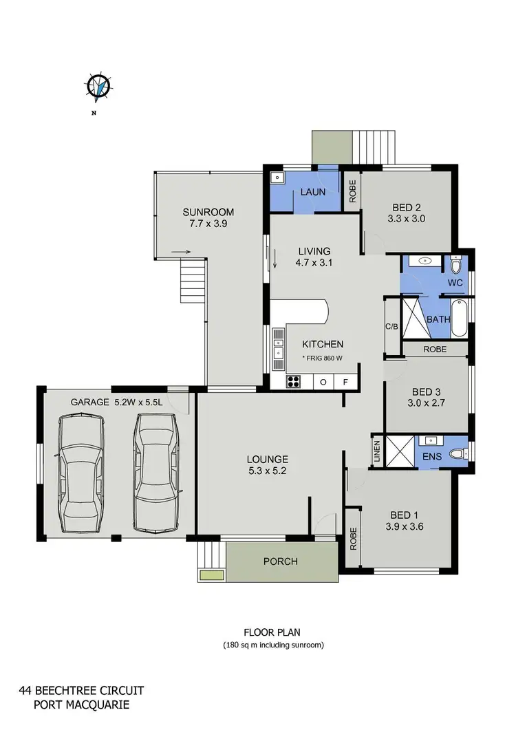 Floorplan of Homely house listing, 44 Beechtree Circuit, Port Macquarie NSW 2444