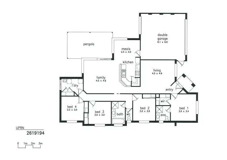 Floorplan of Homely house listing, 5 Hawk Place, Wodonga VIC 3690