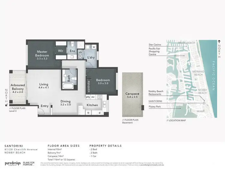 Floorplan of Homely unit listing, 41/28 Chairlift Avenue, Miami QLD 4220