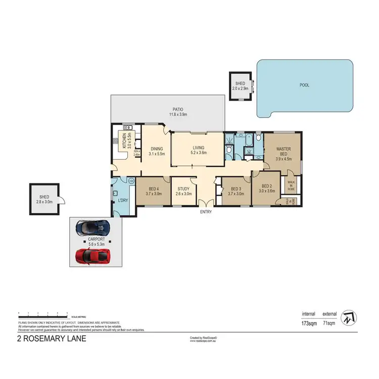 Floorplan of Homely house listing, 2 Rosemary Lane, Moggill QLD 4070