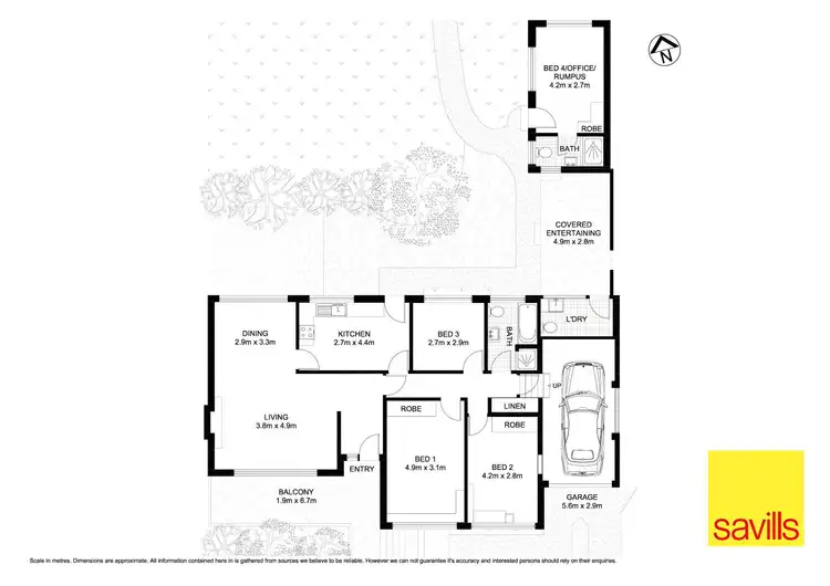 Floorplan of Homely house listing, 4 Buxton Place, Turramurra NSW 2074