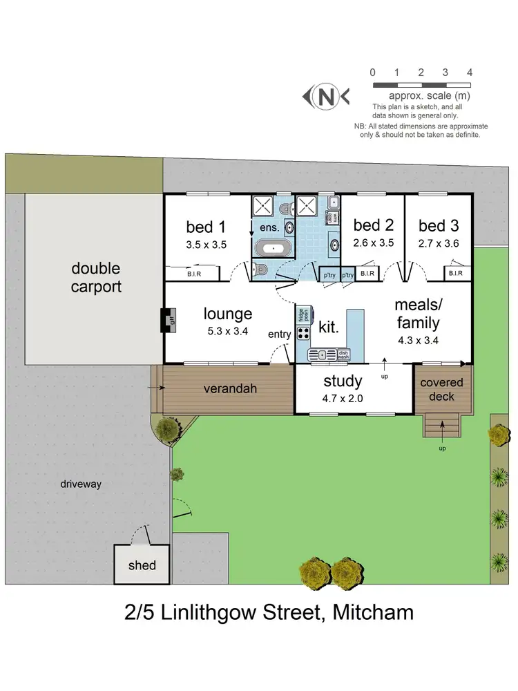 Floorplan of Homely unit listing, 2/5 Linlithgow Street, Mitcham VIC 3132