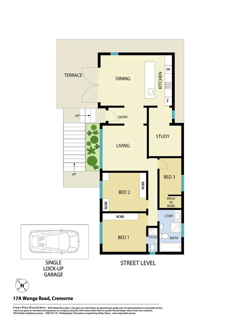Floorplan of Homely apartment listing, 17A Wonga Road, Cremorne NSW 2090