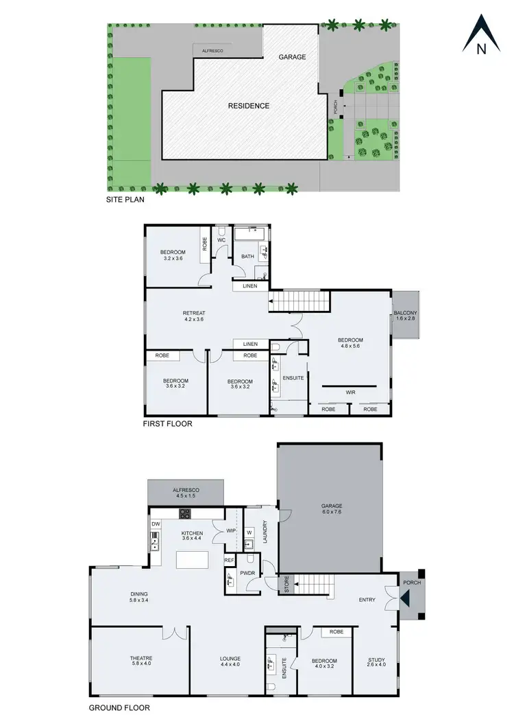 Floorplan of Homely house listing, 9 Fairways Boulevard, Deer Park VIC 3023