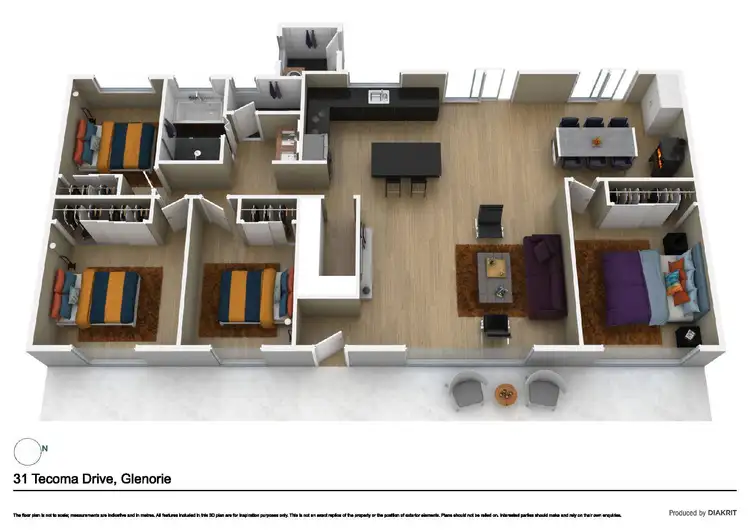 Floorplan of Homely house listing, 31 Tecoma Drive, Glenorie NSW 2157