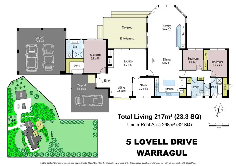 Floorplan of Homely house listing, 5 Lovell Drive, Warragul VIC 3820