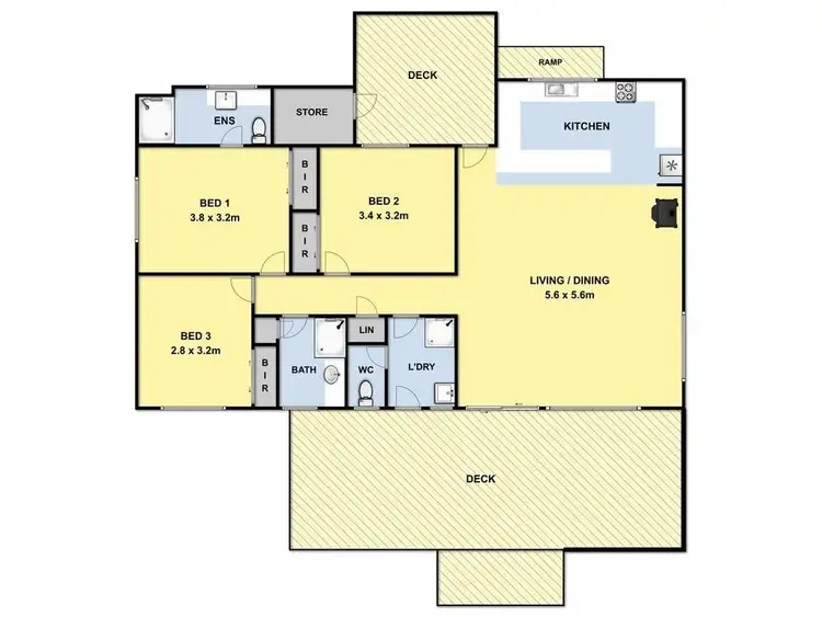 Floorplan of Homely house listing, 9 Kurrajong Avenue, Aireys Inlet VIC 3231