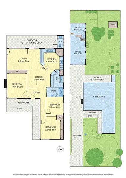 Floorplan of Homely house listing, 9 Wattle Grove, Seaholme VIC 3018