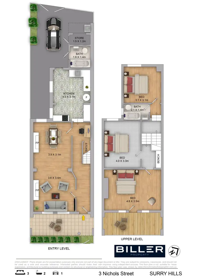 Floorplan of Homely house listing, 3 Nichols Street, Surry Hills NSW 2010