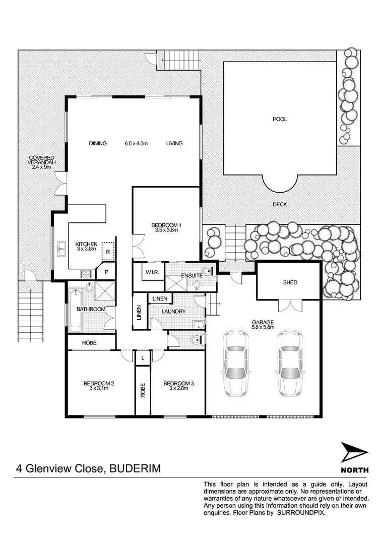 Floorplan of Homely house listing, 4 Glenview Close, Buderim QLD 4556