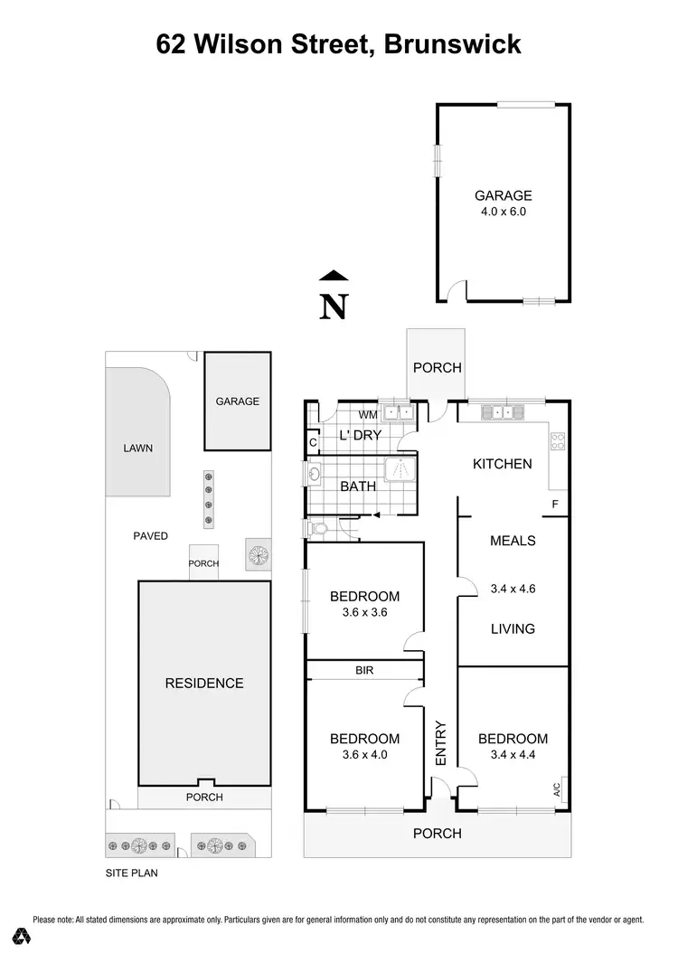 Floorplan of Homely house listing, 62 Wilson Street, Brunswick VIC 3056