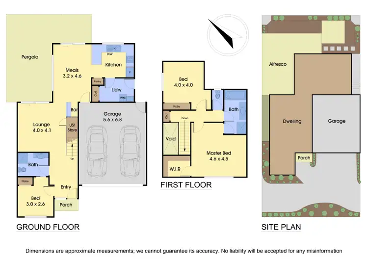 Floorplan of Homely townhouse listing, 4/50 Gertonia Avenue, Boronia VIC 3155
