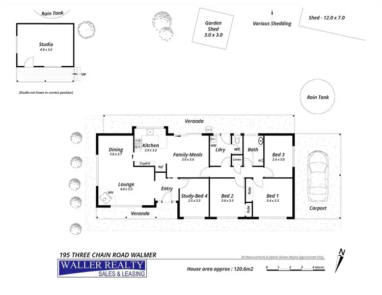 Floorplan of Homely house listing, 195 Three Chain Road, Walmer VIC 3463