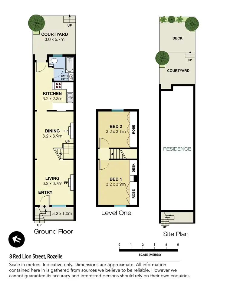 Floorplan of Homely house listing, 8 Red Lion Street, Rozelle NSW 2039