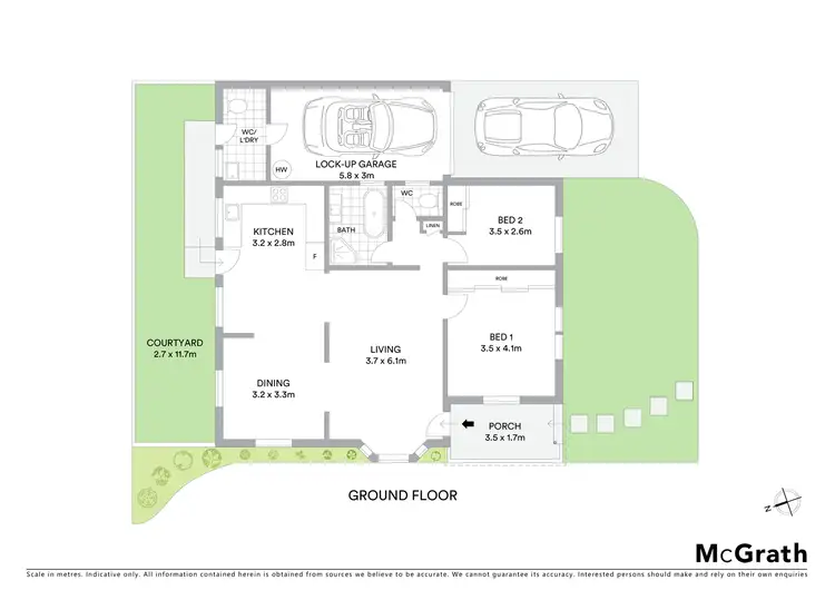 Floorplan of Homely villa listing, 1/62 Chuter Avenue, Ramsgate Beach NSW 2217