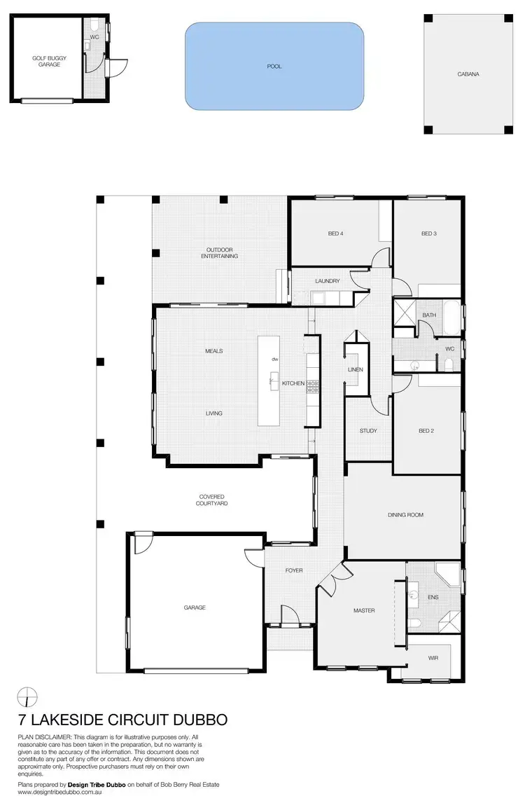 Floorplan of Homely house listing, 7 Lakeside Circuit, Dubbo NSW 2830