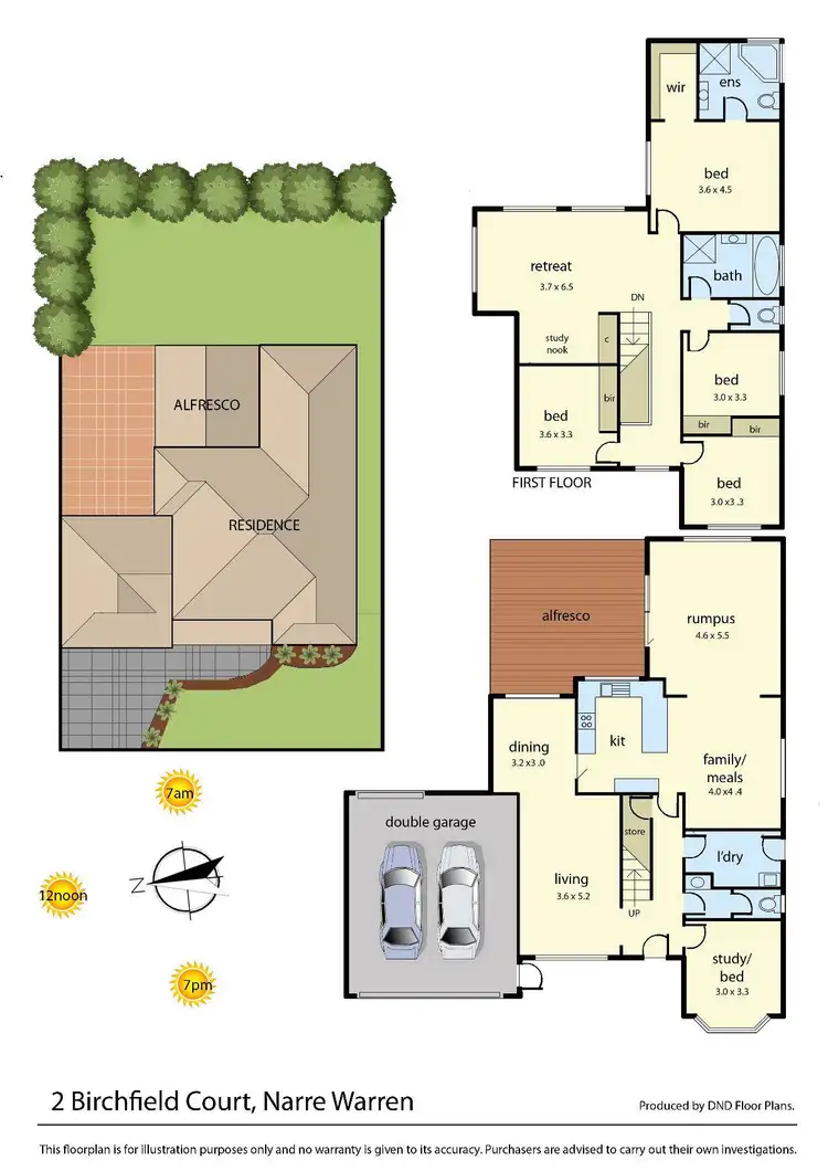 Floorplan of Homely house listing, 2 Birchfield Court, Narre Warren VIC 3805