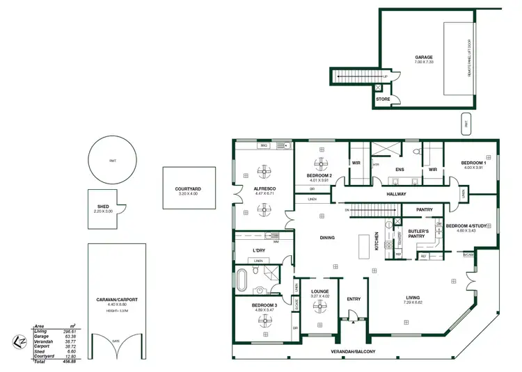 Floorplan of Homely house listing, 8 Lloyd Crescent, Littlehampton SA 5250