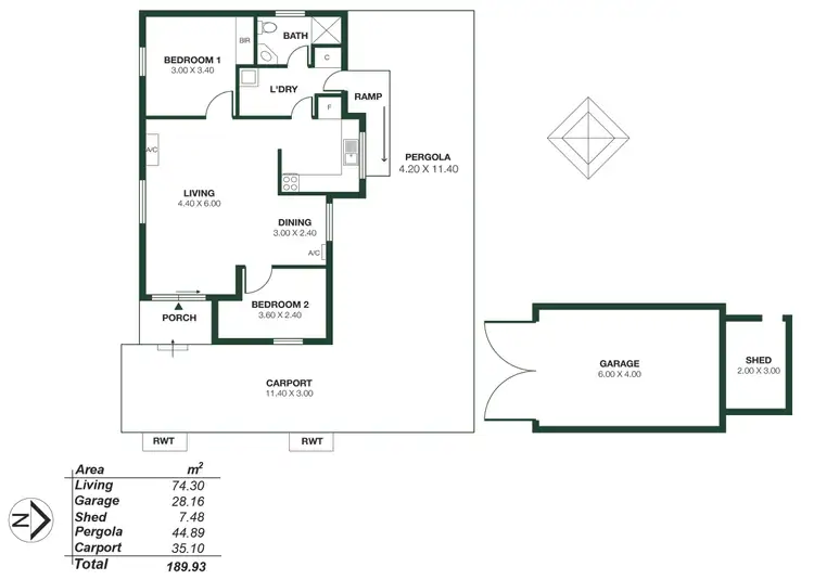 Floorplan of Homely house listing, 13 David Street, Lobethal SA 5241