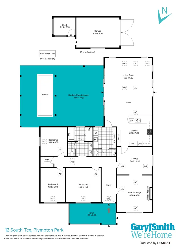 Floorplan of Homely house listing, 12 South Terrace, Plympton Park SA 5038