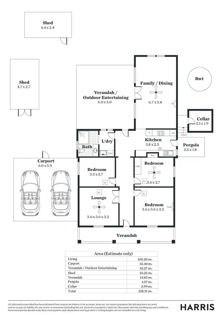 Floorplan of Homely house listing, 24 Ormond Avenue, Daw Park SA 5041