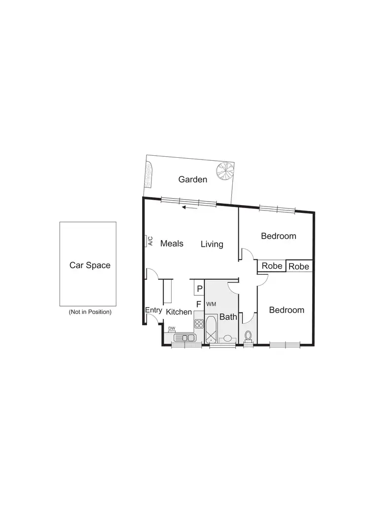 Floorplan of Homely apartment listing, 1/2a Robe Street, St Kilda VIC 3182
