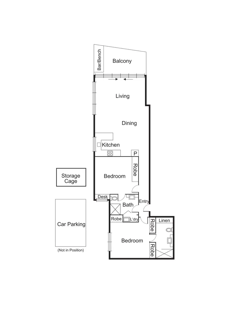 Floorplan of Homely apartment listing, 11/6 Pine Avenue, Elwood VIC 3184