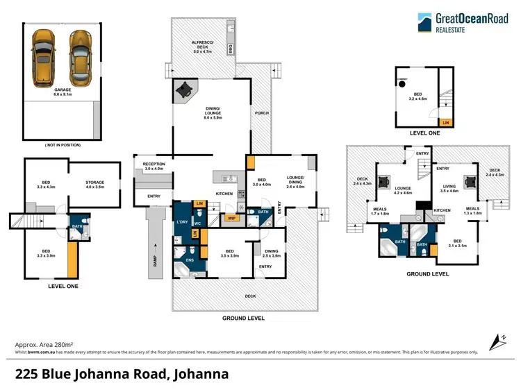 Floorplan of Homely house listing, 225 Blue Johanna Road, Johanna VIC 3238
