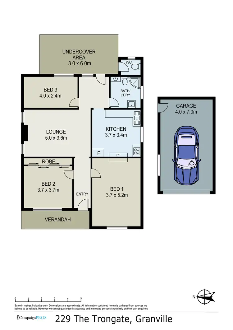 Floorplan of Homely house listing, 229 The Trongate, Granville NSW 2142