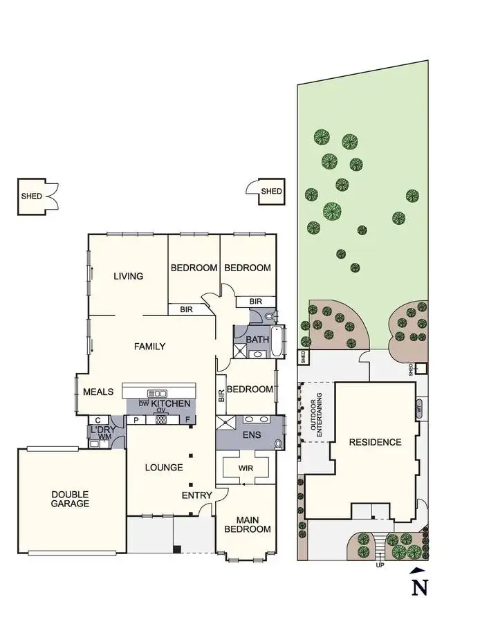 Floorplan of Homely house listing, 77 Everleigh Drive, Diamond Creek VIC 3089
