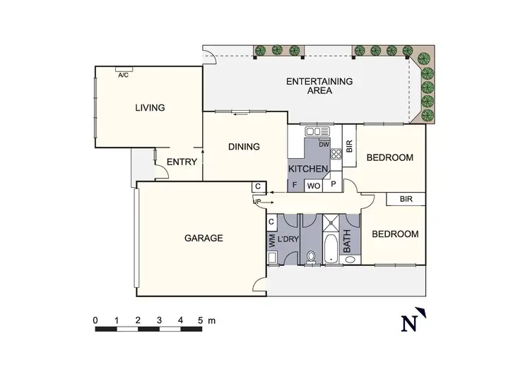 Floorplan of Homely unit listing, 5/48 Central Avenue, Boronia VIC 3155