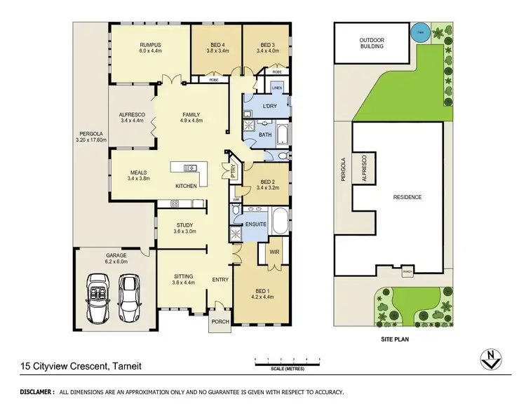 Floorplan of Homely house listing, 15 Cityview Crescent, Tarneit VIC 3029