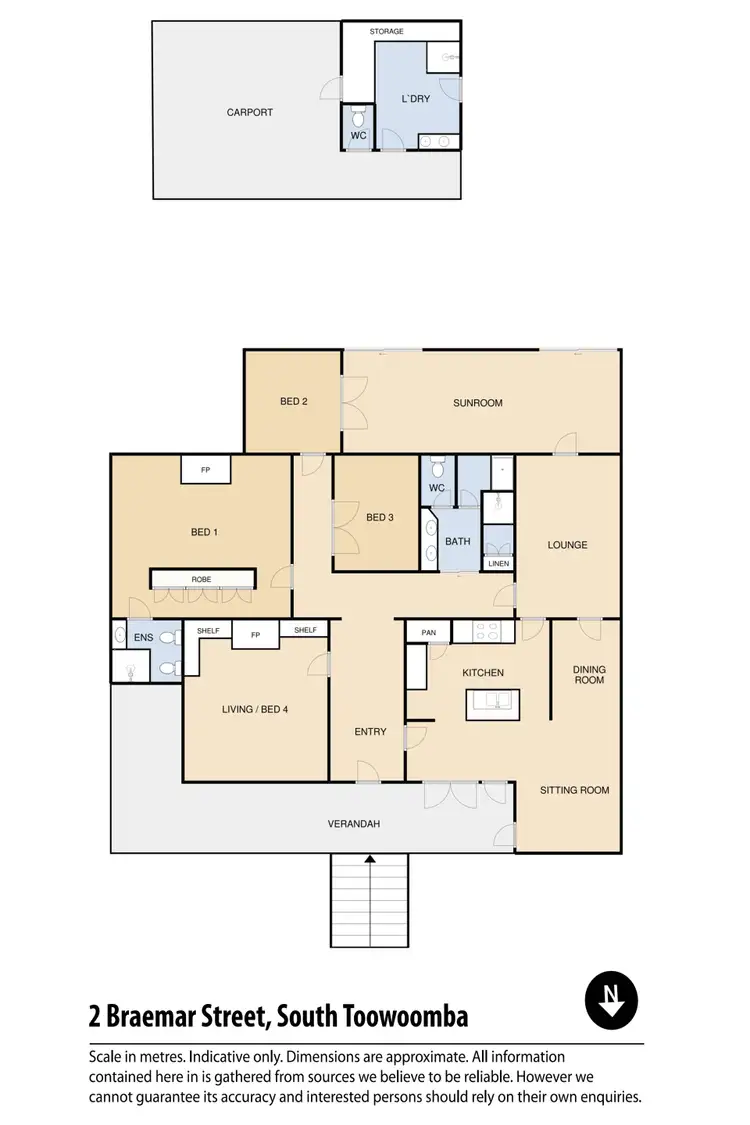 Floorplan of Homely house listing, 2 Braemar Street, South Toowoomba QLD 4350