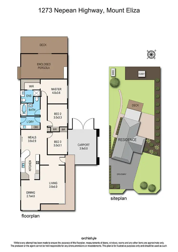 Floorplan of Homely house listing, 1273 Nepean Highway, Mount Eliza VIC 3930