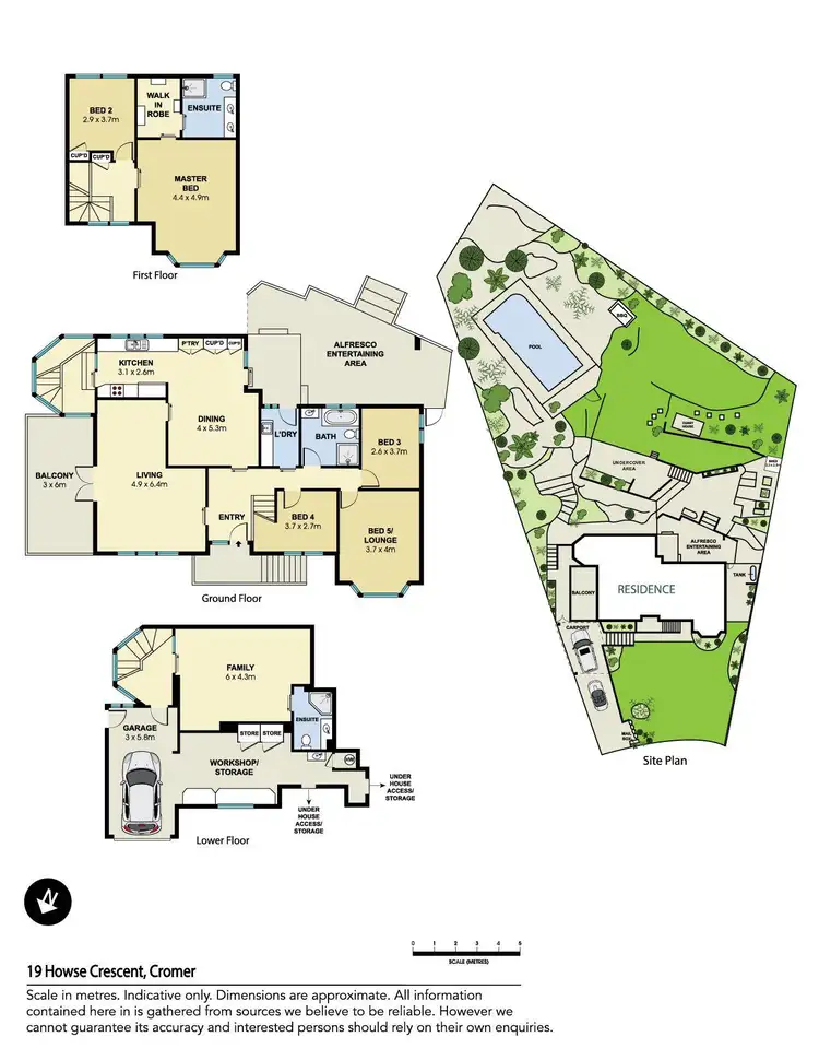 Floorplan of Homely house listing, 19 Howse Crescent, Cromer NSW 2099