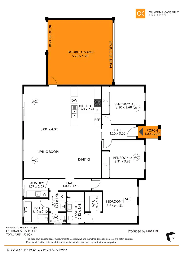 Floorplan of Homely house listing, 17 Wolseley Road, Croydon Park SA 5008