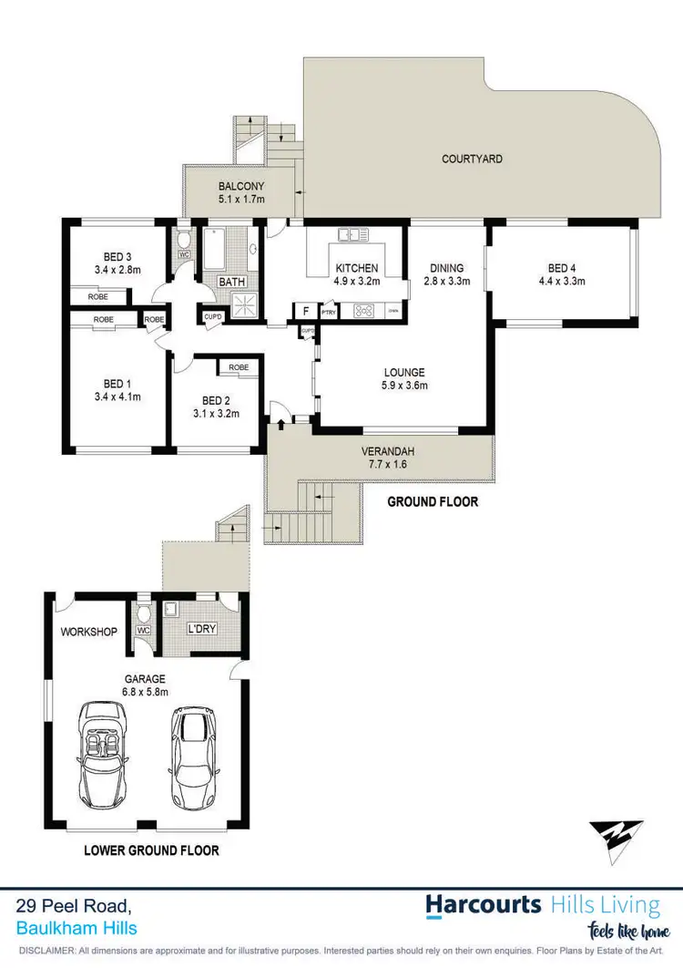 Floorplan of Homely house listing, 29 Peel Road, Baulkham Hills NSW 2153