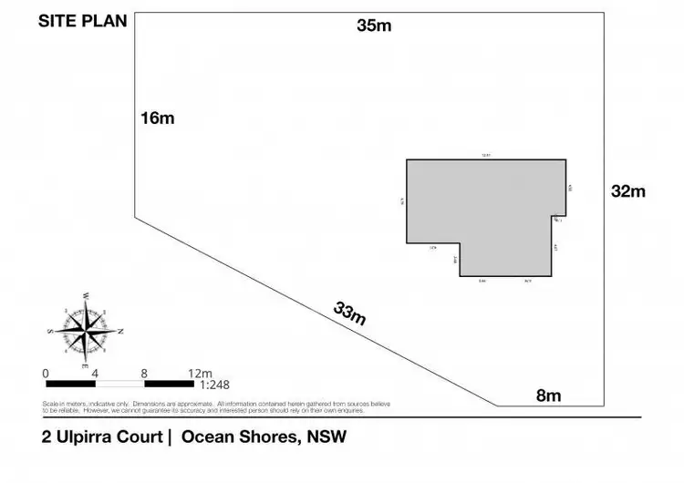 Floorplan of Homely house listing, 2 Ulpirra Court, Ocean Shores NSW 2483