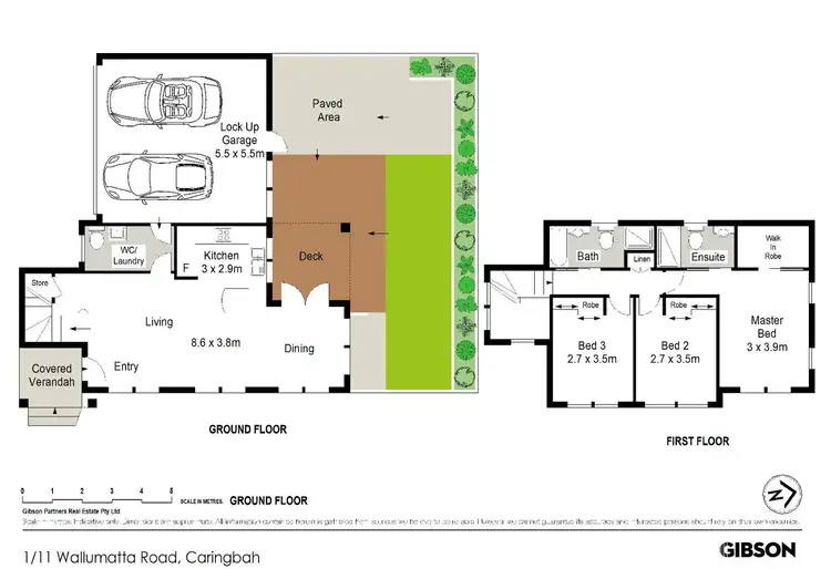 Floorplan of Homely townhouse listing, 1/11 Wallumatta Road, Caringbah NSW 2229
