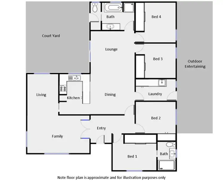 Floorplan of Homely house listing, 2 Pegler Avenue, Mildura VIC 3500