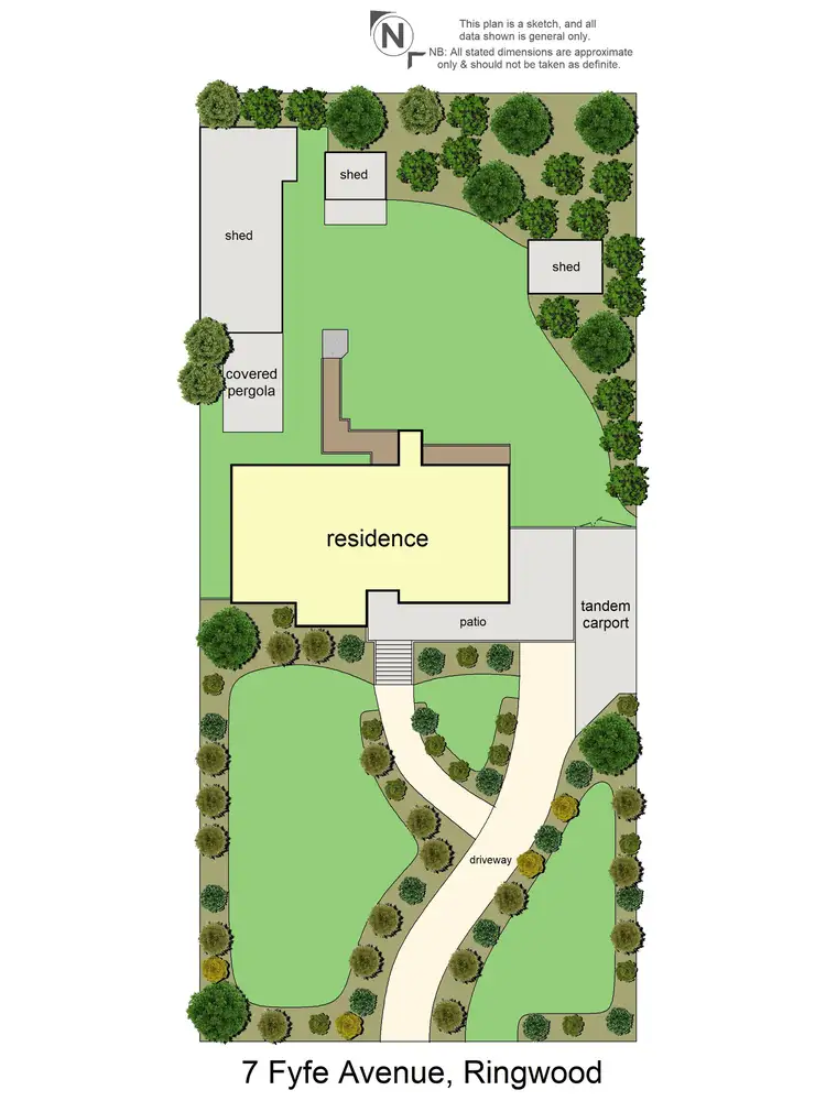 Floorplan of Homely house listing, 7 Fyfe Avenue, Ringwood VIC 3134
