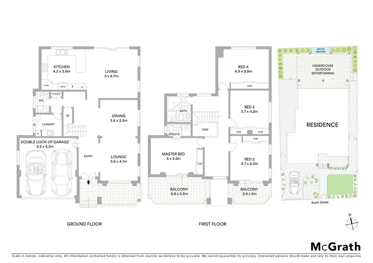 Floorplan of Homely house listing, 10 Scott Street, Kogarah NSW 2217