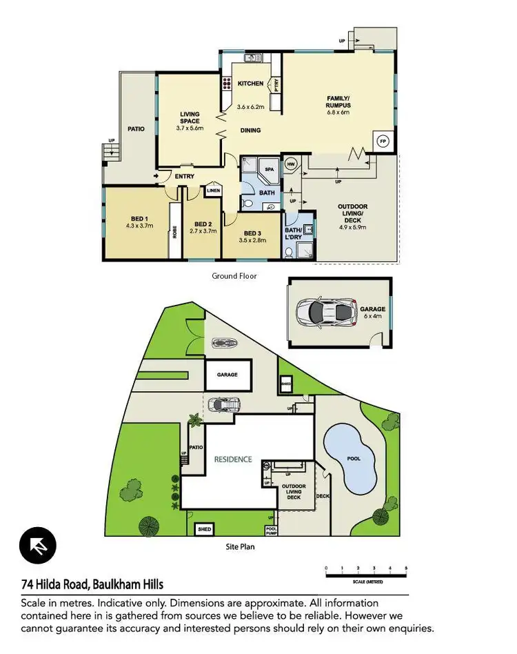 Floorplan of Homely house listing, 74 Hilda Road, Baulkham Hills NSW 2153