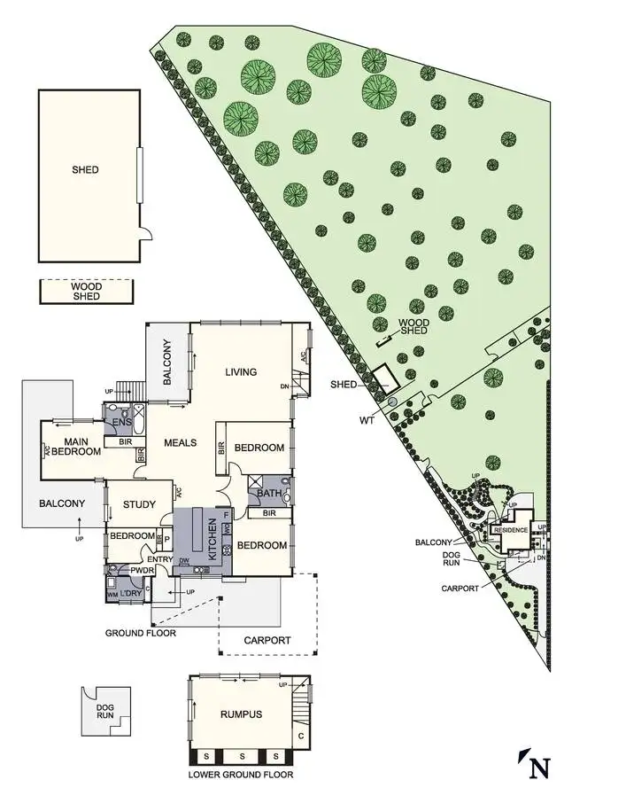 Floorplan of Homely rural property listing, 78 Bannons Lane North, Doreen VIC 3754