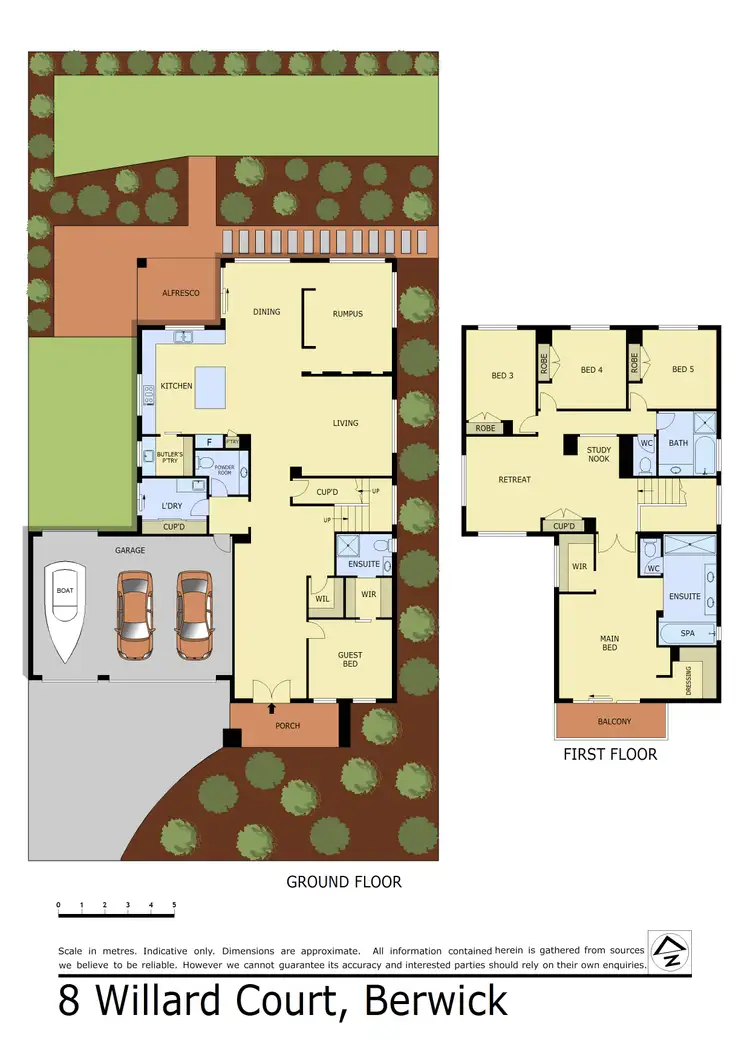 Floorplan of Homely house listing, 8 Willard Court, Berwick VIC 3806