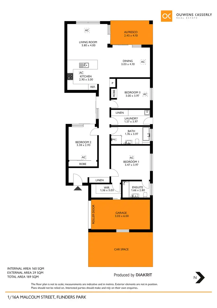 Floorplan of Homely house listing, 1/16a Malcolm Street, Flinders Park SA 5025