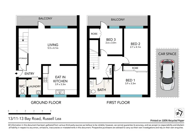 Floorplan of Homely apartment listing, 13/11-13 Bay Road, Russell Lea NSW 2046