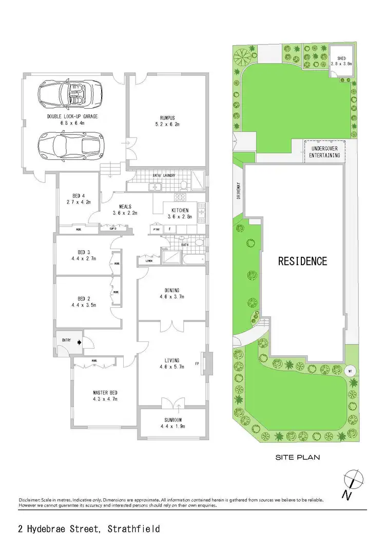 Floorplan of Homely house listing, 2 Hydebrae Street, Strathfield NSW 2135